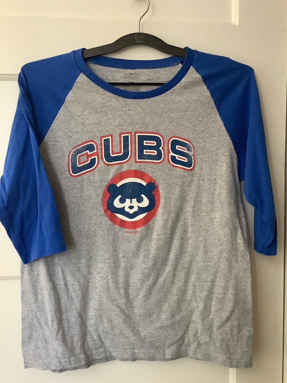 Chicago Cubs 1984 Retro Logo Baseball Jersey TShirt MLB, youth Lrg